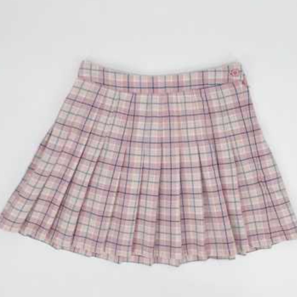 Aeropostale pink pleated mini‎ skirt size Medium